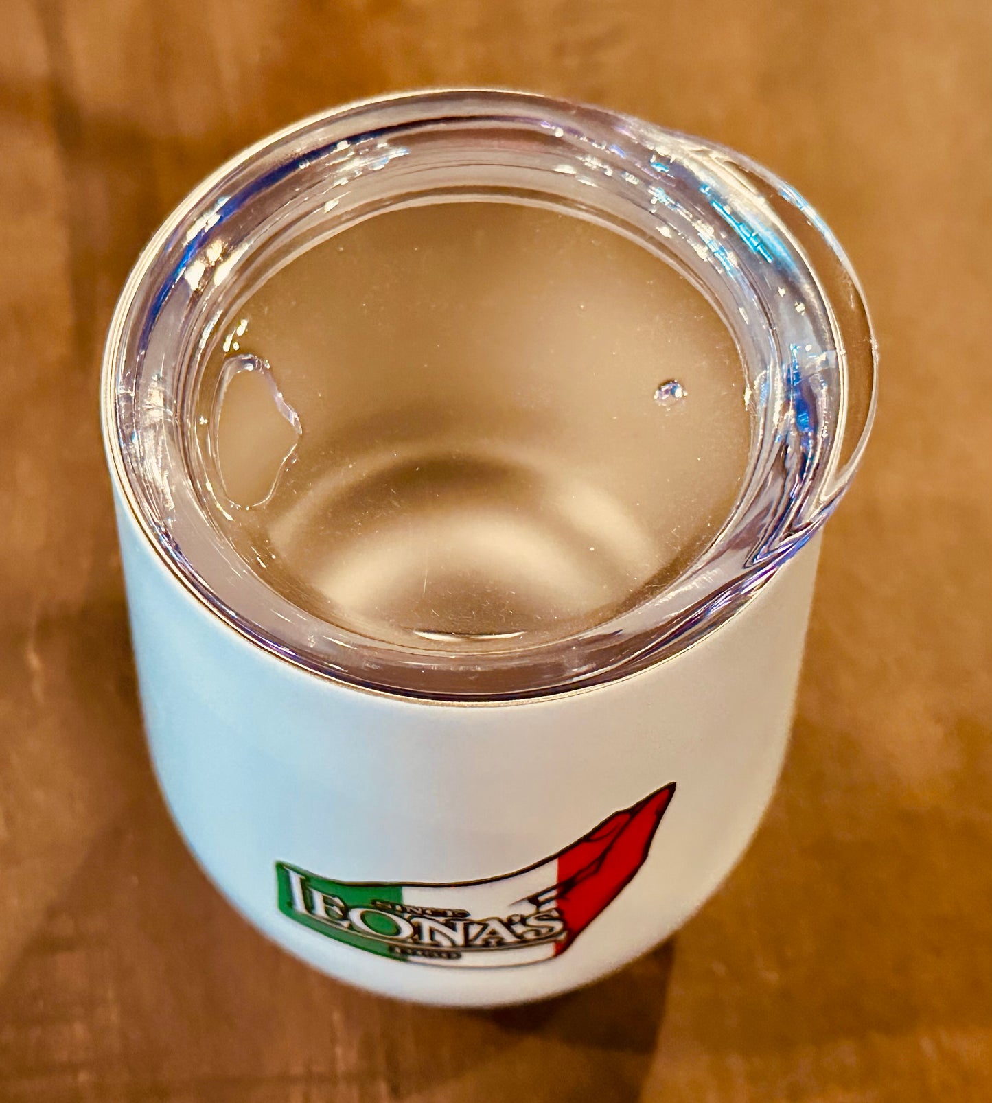 Leona's Branded Hot & Cold Wine or Cocktail Tumbler