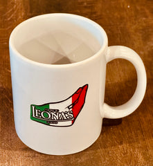 Leona's Branded coffee mug