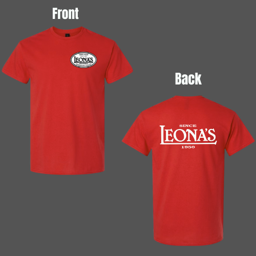 Leona's white Logo Staff Shirt