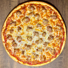 Chicago TAVERN STYLE Thin Crust SAUSAGE Pizza (Local)