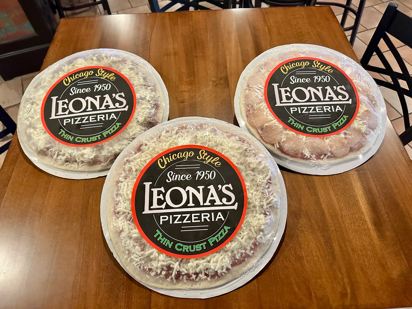 Chicago TAVERN STYLE Thin Crust SAUSAGE Pizza (Local)