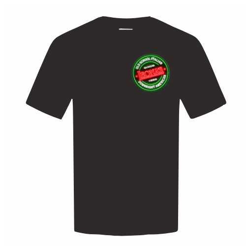 Leona's Red Neon Logo Staff Shirts