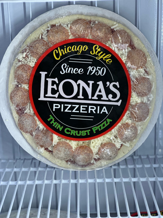 Chicago TAVERN STYLE Thin Crust PEPPERONI Pizza (Local)