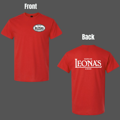 Leona's white Logo Staff Shirt